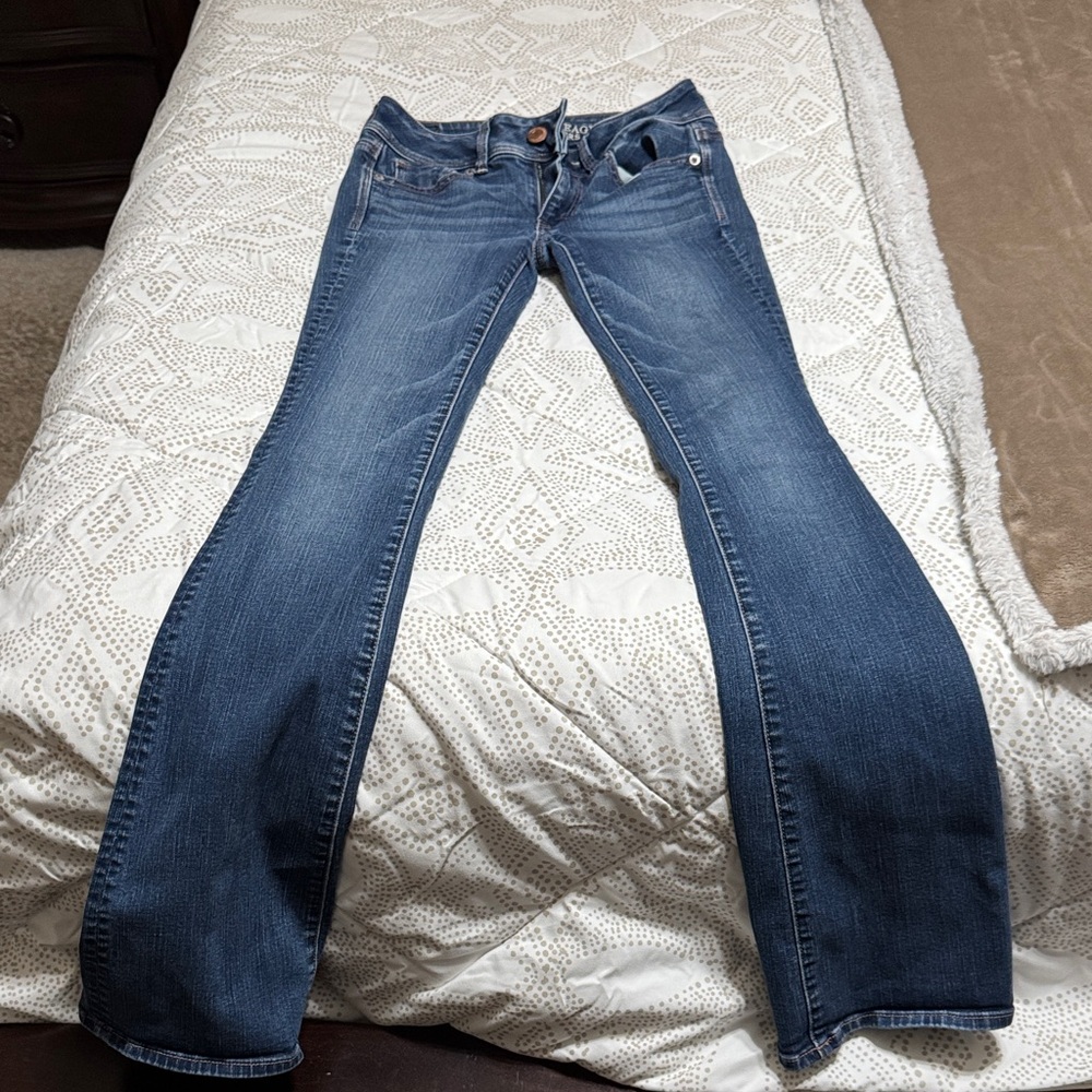 American Eagle Outfitters Dark Blue Flare Jeans